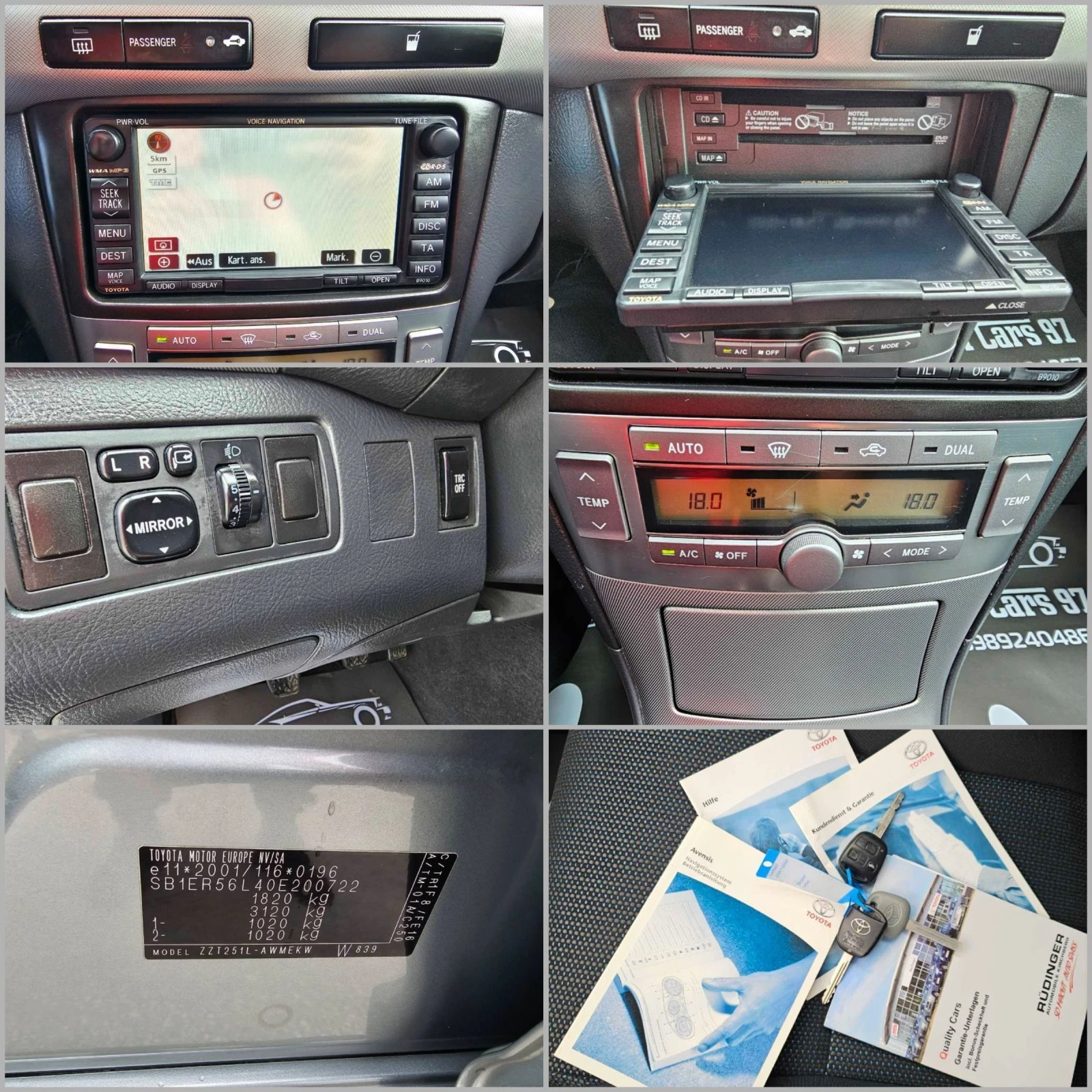 Toyota Avensis 1.8/NAVI/KLIMATRONIK/FACELIFT | Mobile.bg — изображение 17