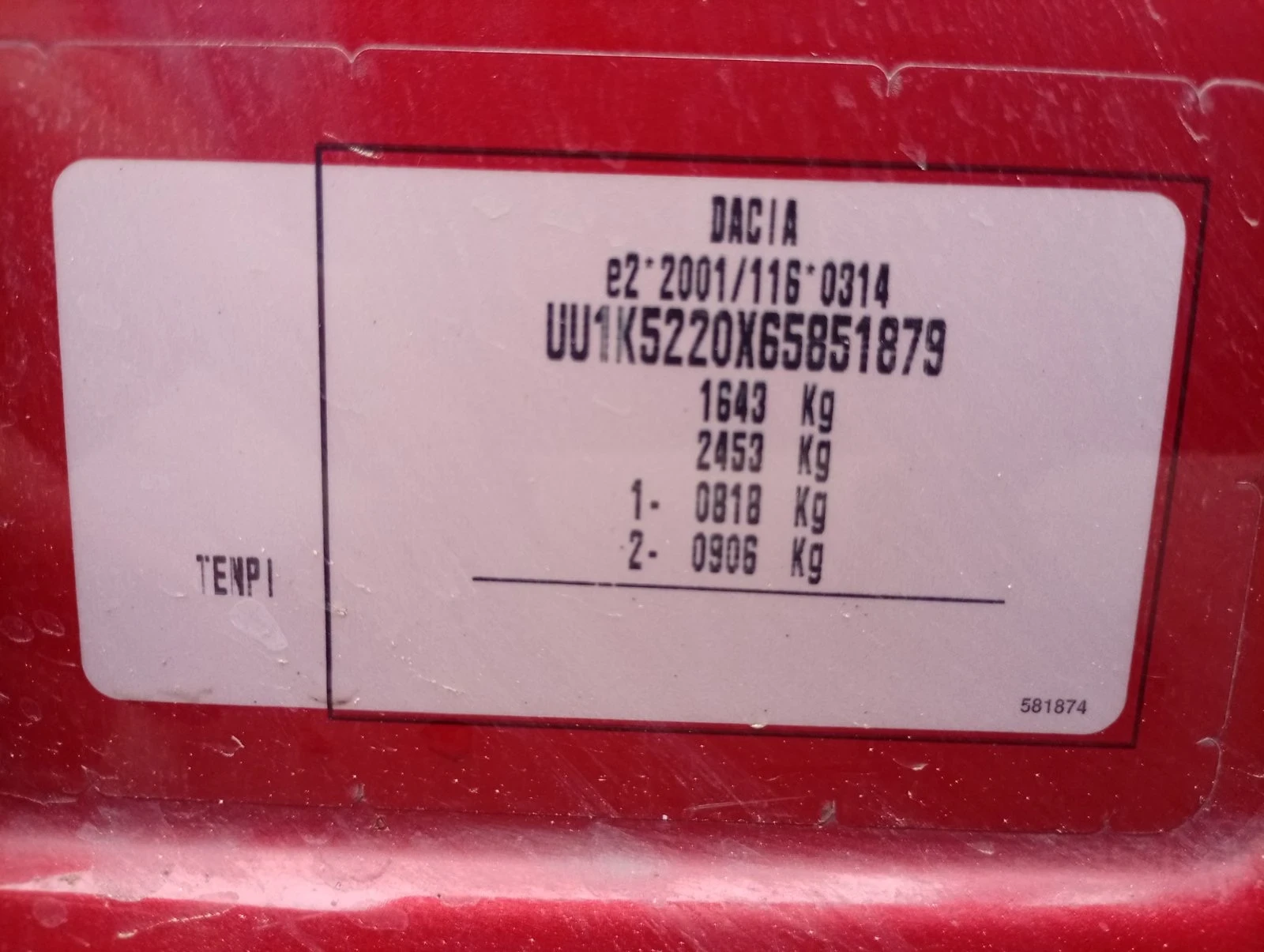 Dacia Logan 1000, снимка 6 - Автомобили и джипове - 54019252