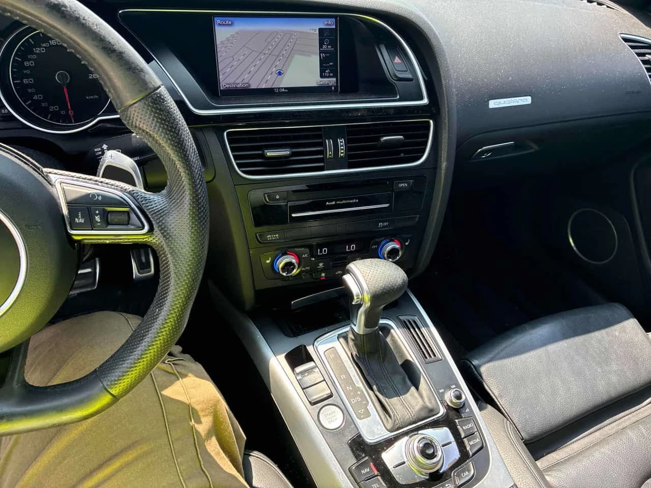 Audi A5 Technik/CARFAX/ПОДГРЕВ//ПАНО/КЛИП/S LINE, снимка 9 - Автомобили и джипове - 55328063