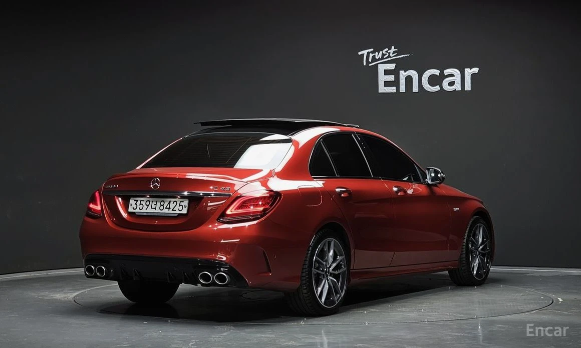 Mercedes-Benz C 43 AMG 4MATIC* HEAD-UP* BURMESTER* 360 CAM* DIGITAL* ПАНО, снимка 4 - Автомобили и джипове - 54009692