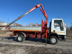 Iveco Eurocargo 120Е18 ОТЛИЧЕН ТРИСТРАНЕН САМОСВАЛ С КРАН, снимка 9