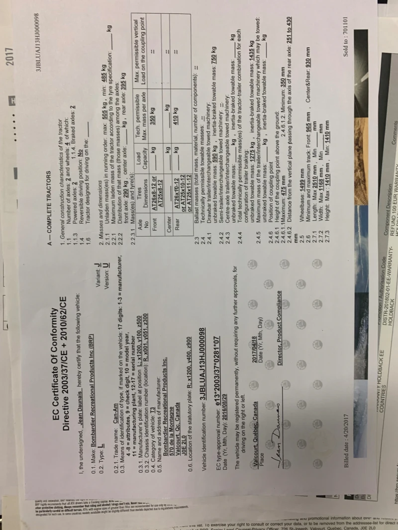 Can-Am Outlander Can am 650m3 нов, снимка 5 - Мотоциклети и мототехника - 53400140