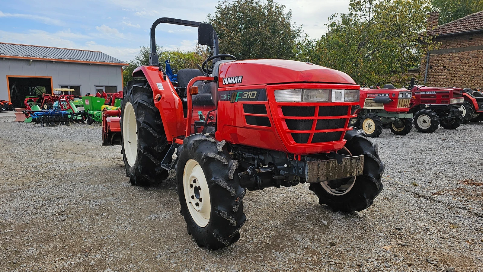 Трактор Yanmar AF310 с фреза, 4х4, 31 кс., АграБГ Джолев - изображение 5