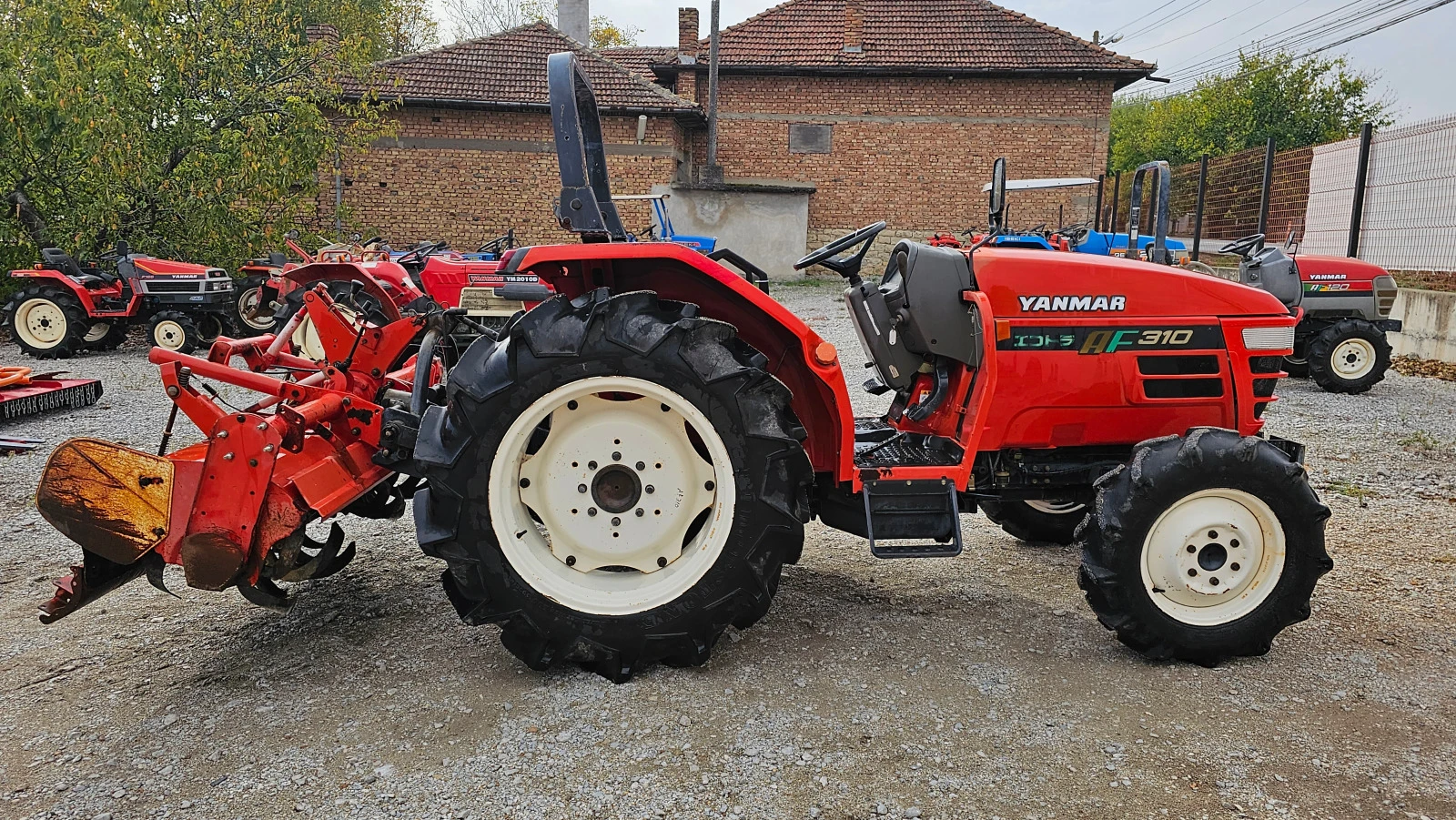 Трактор Yanmar AF310 с фреза, 4х4, 31 кс., АграБГ Джолев - изображение 3