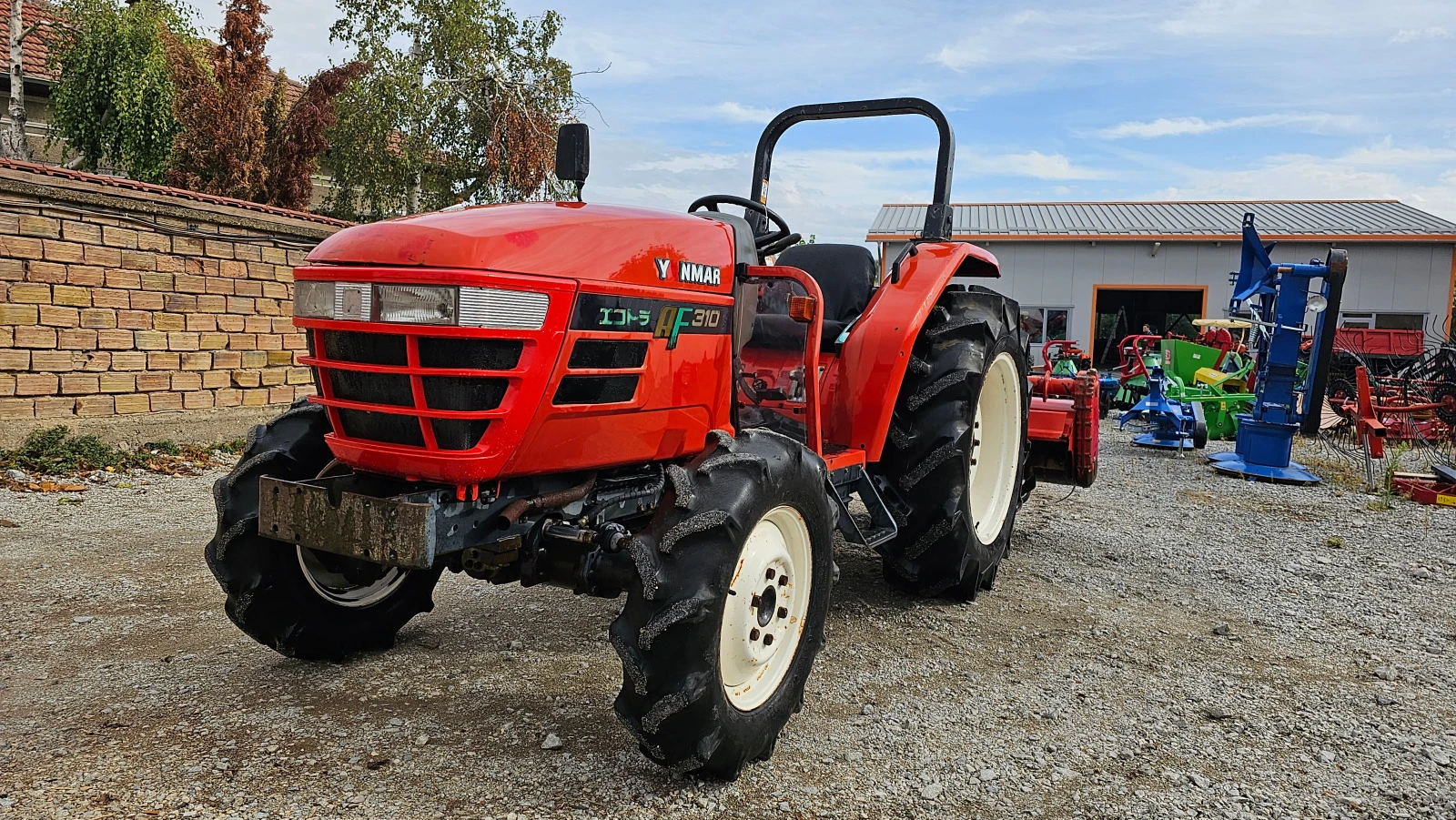 Трактор Yanmar AF310 с фреза, 4х4, 31 кс., АграБГ Джолев - изображение 6