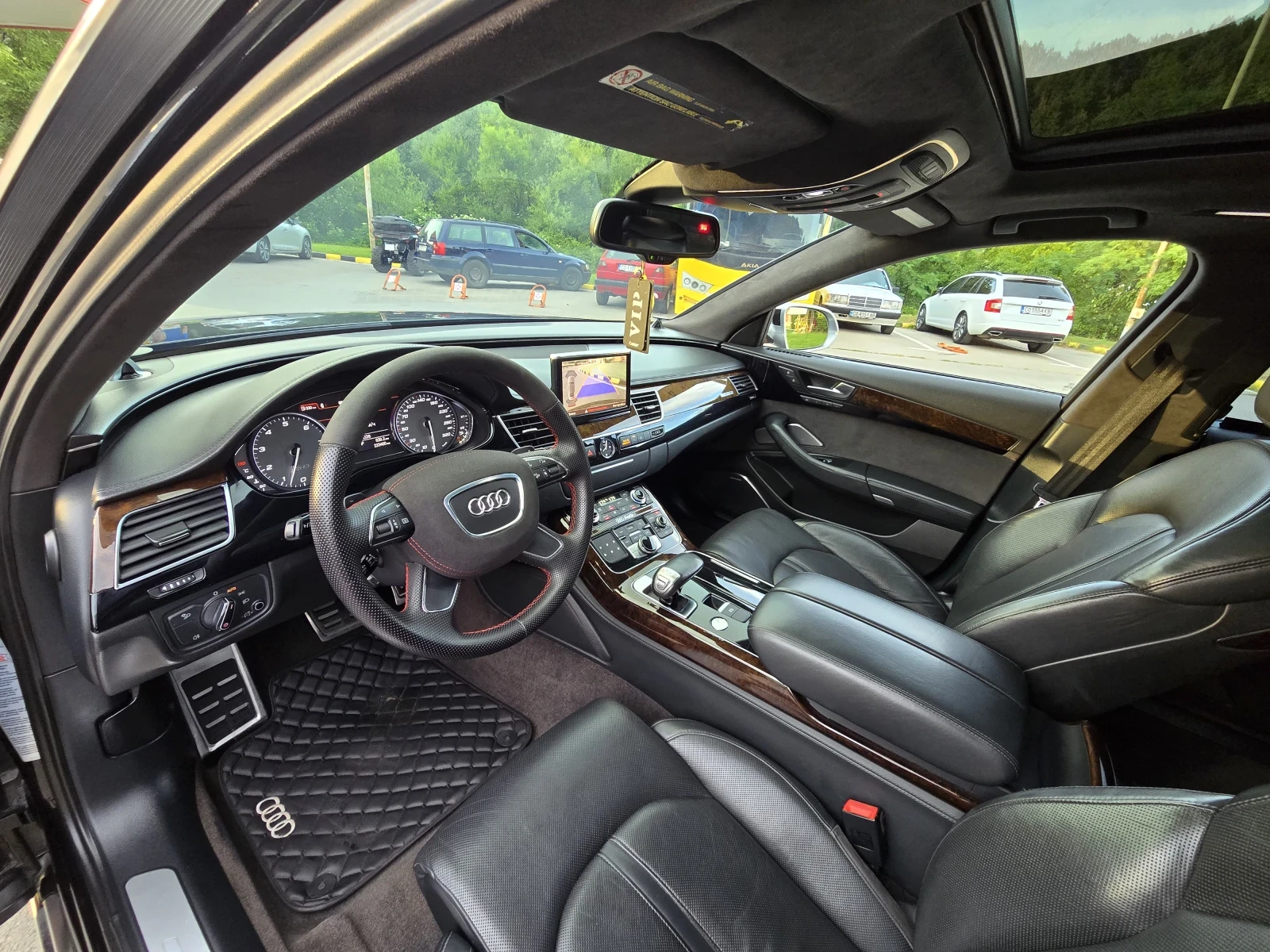 Audi A8 Топ състояние лизинг , снимка 12 - Автомобили и джипове - 55425126