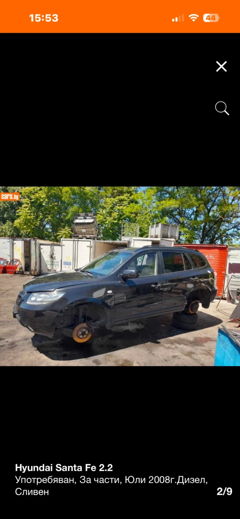 Hyundai Santa fe 2.2d AVTOMAT НА ЧАСТИ!!!, снимка 2 - Автомобили и джипове - 53034114