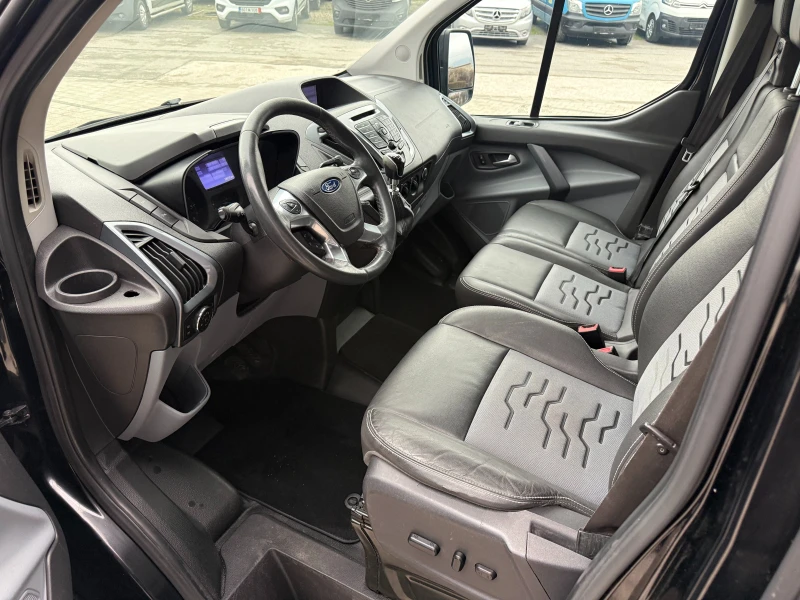 Ford Transit Custom 2.2TDCI 155к.с. Климатик L2H1 , снимка 13 - Бусове и автобуси - 53384110