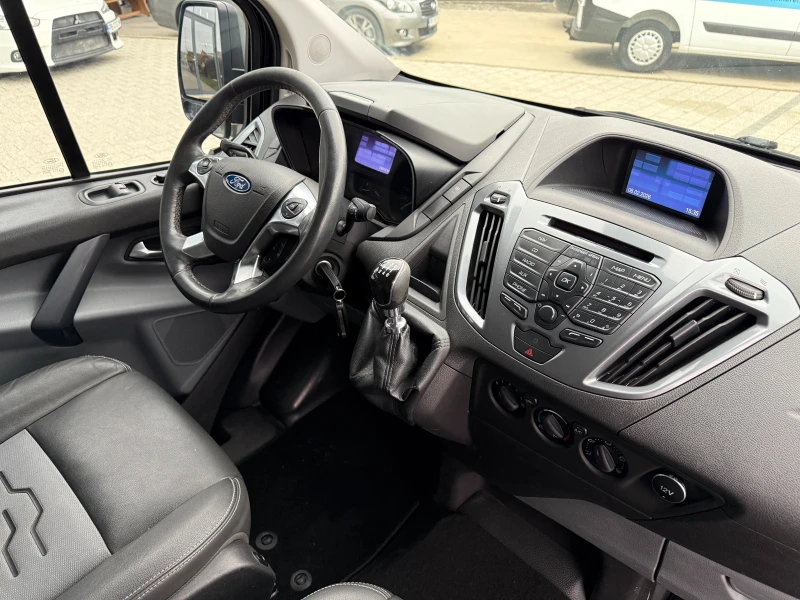 Ford Transit Custom 2.2TDCI 155к.с. Климатик L2H1 , снимка 11 - Бусове и автобуси - 53384110