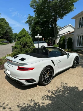 Porsche 911 * Turbo S Cabriolet * CARFAX * ЦЕНА ДО БГ, снимка 3 - Автомобили и джипове - 53612276