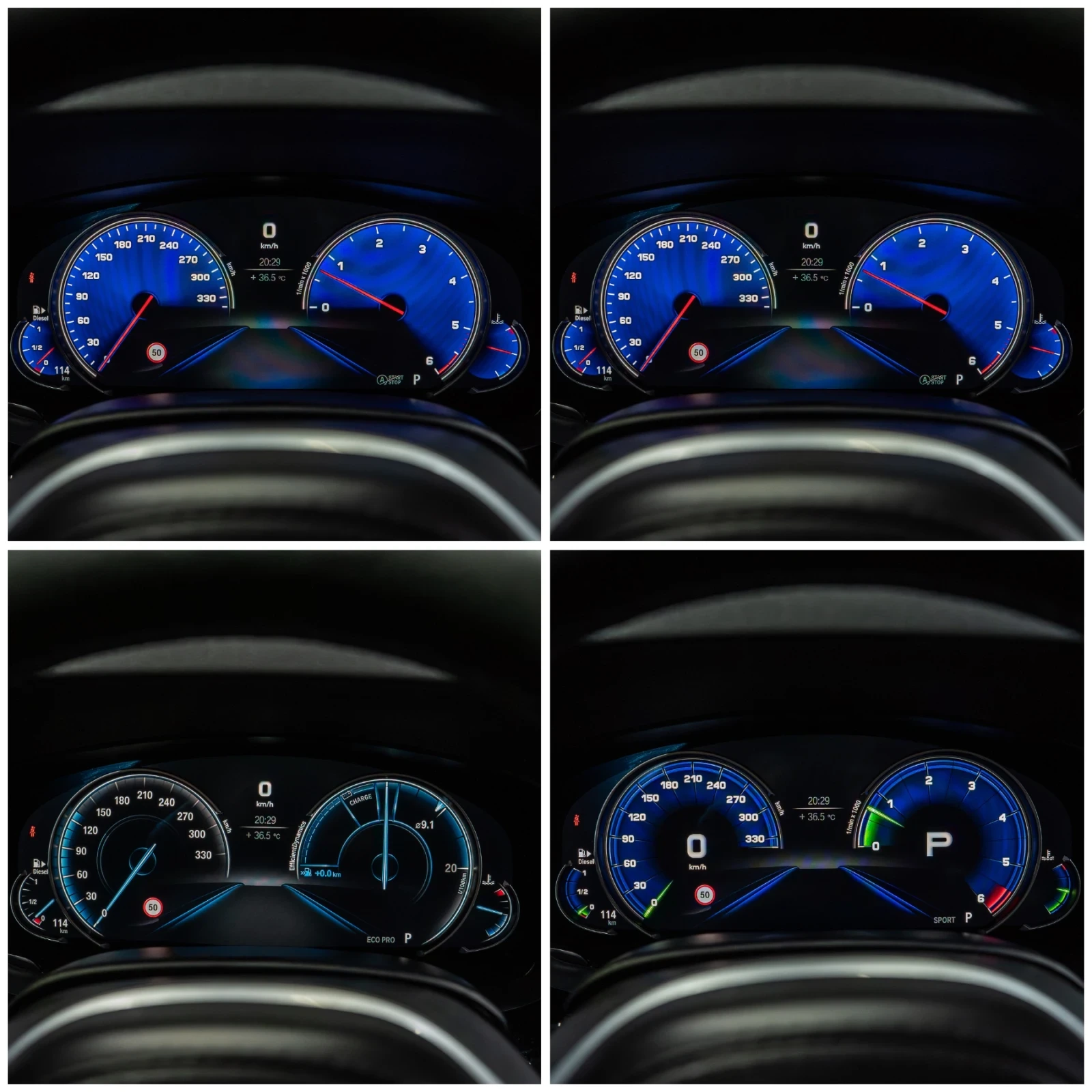 BMW 530 M-PERFORMANCE/ H&K/ MASSAGE/ DISTRONIK/HUD/360/FUL, снимка 17 - Автомобили и джипове - 55657052