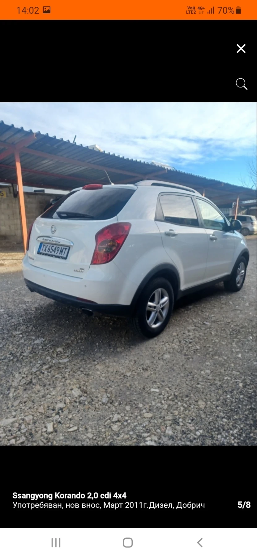 SsangYong Korando 2, 0D 4WD Дизел - изображение 5