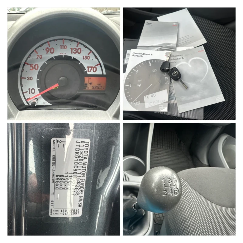 Toyota Aygo 98000km* KLIMA* FACE* , снимка 16 - Автомобили и джипове - 53226839