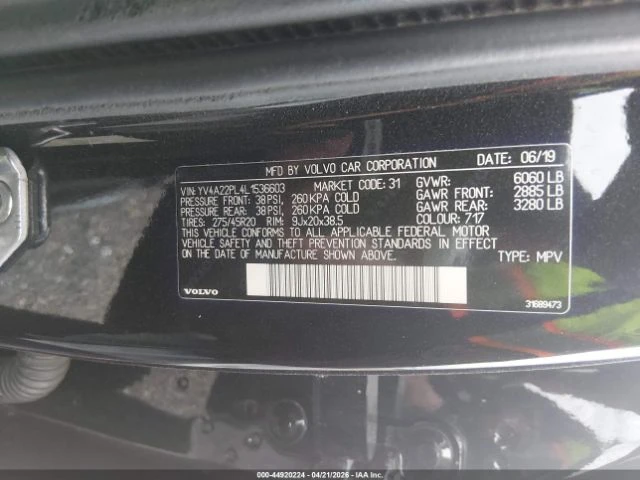 Volvo Xc90 T6 INSCRIPTION 7 Местен, снимка 9 - Автомобили и джипове - 54791785
