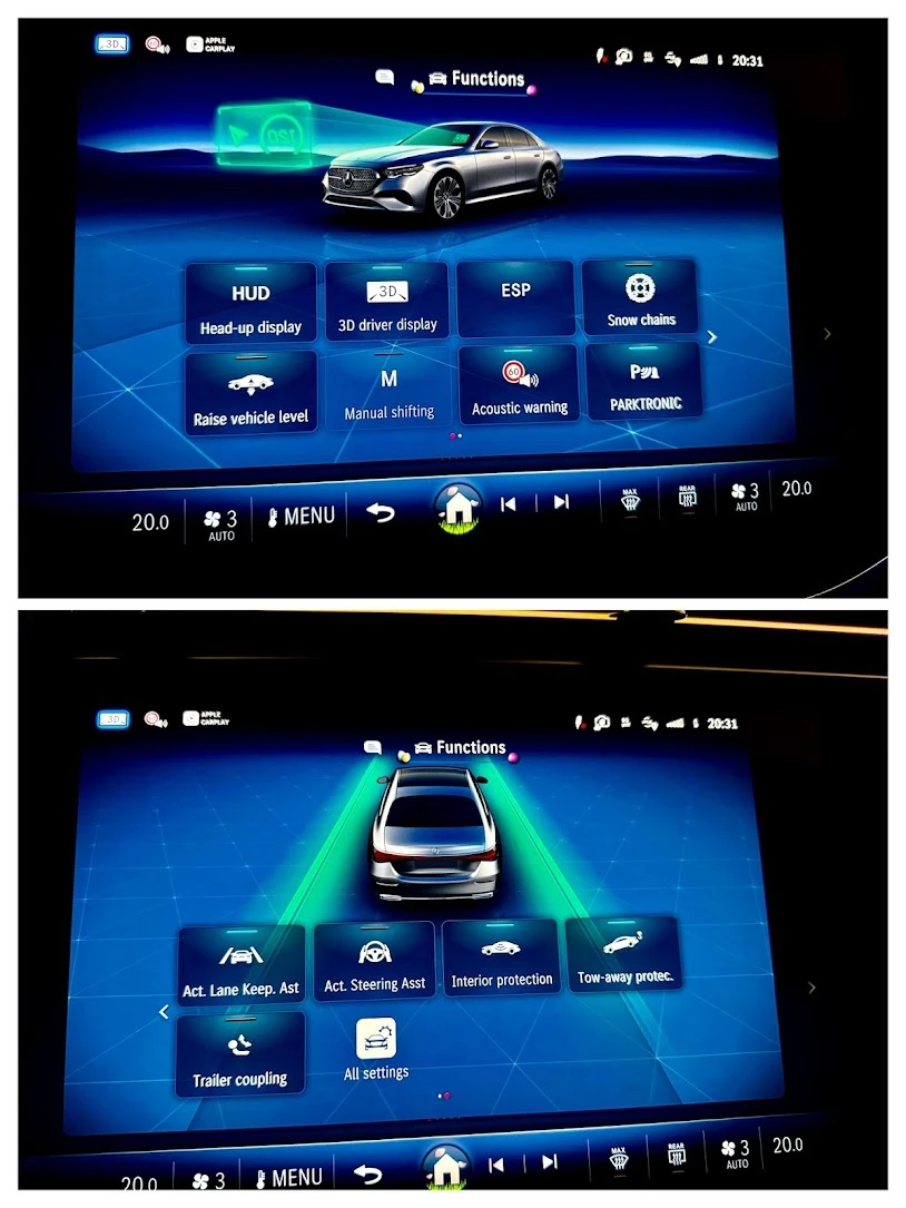 Mercedes-Benz E 400 4matic/AIRmatic/3Dsound/Massage/Superscreeen, снимка 14 - Автомобили и джипове - 54120857