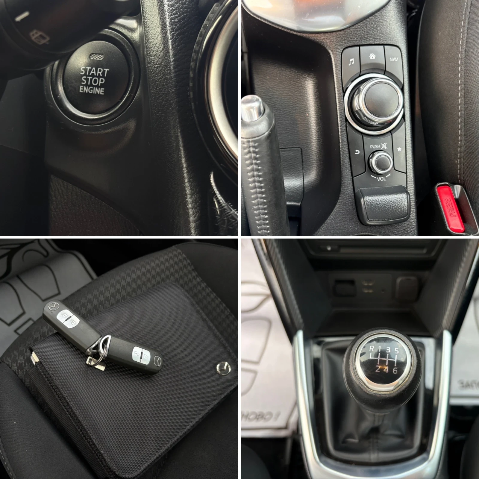 Mazda 2 1.5D 105кс Navi EURO6C, снимка 13 - Автомобили и джипове - 55317581