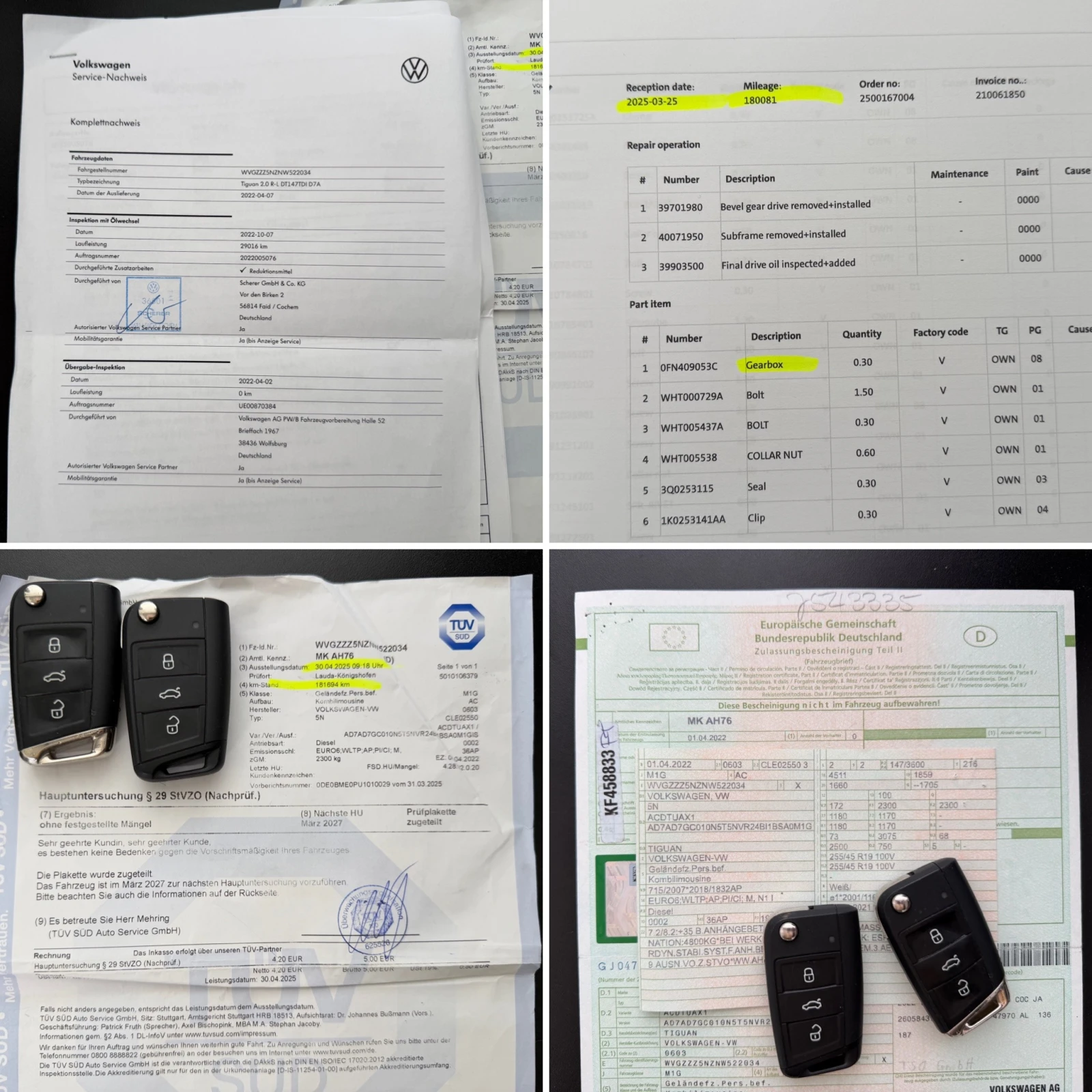 VW Tiguan 2.0TDI* R-Line* 200kc* С ПЪЛНА ИСТОРИЯ В VW, снимка 17 - Автомобили и джипове - 54193278