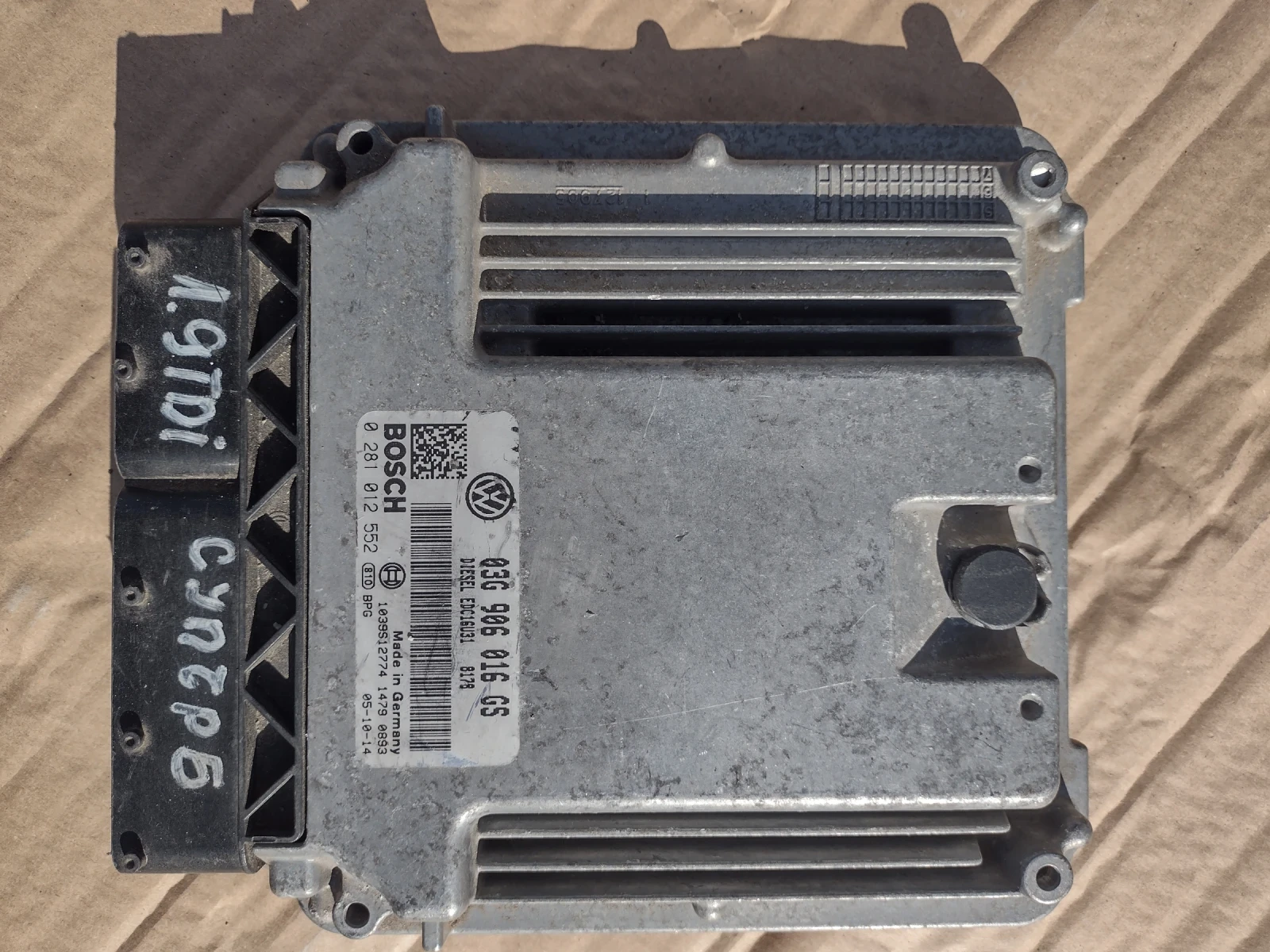 03G 906 016 GS �������� �������� �� SKODA SUPERB 1.9 TDI Bosch 0 281 012 552 | Mobile.bg � ����������� 1