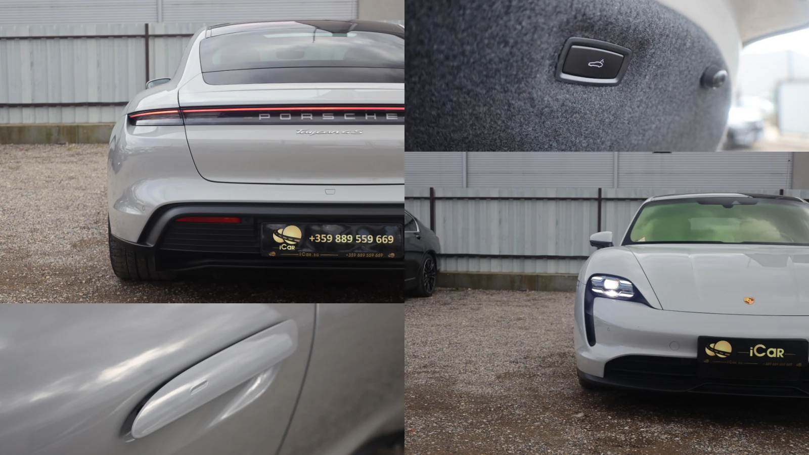 Porsche Taycan 4S MATRIX Luft 360 PANO BOSE Chrono SzH #iCarbg | Mobile.bg   17