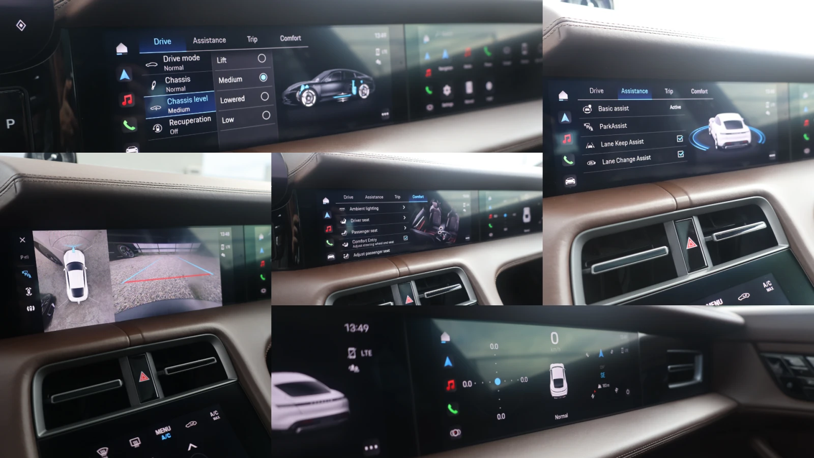 Porsche Taycan 4S MATRIX Luft 360 PANO BOSE Chrono SzH #iCarbg | Mobile.bg   13