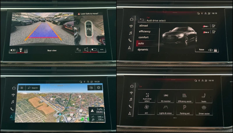 Audi RSQ8 в гаранция/DYNAMIC/CARBON/HEAD UP/PANO/MATRIX/360, снимка 12 - Автомобили и джипове - 52557604