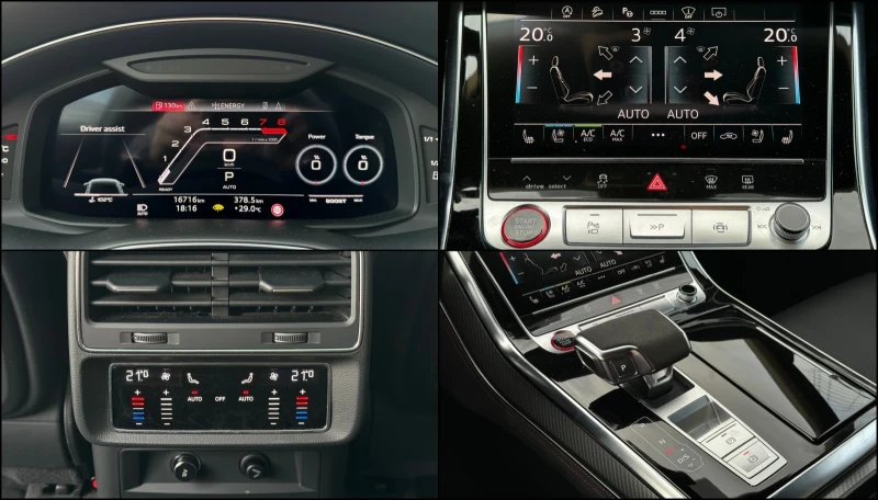 Audi RSQ8 в гаранция/DYNAMIC/CARBON/HEAD UP/PANO/MATRIX/360, снимка 11 - Автомобили и джипове - 52557604