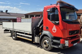 Volvo Fl 290 Бордови с Кран HIAB 066 D-2 HiDuo, снимка 1