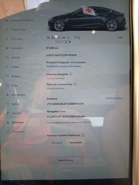 Tesla Model S 90 D AWD Free SuC гаранция , снимка 9