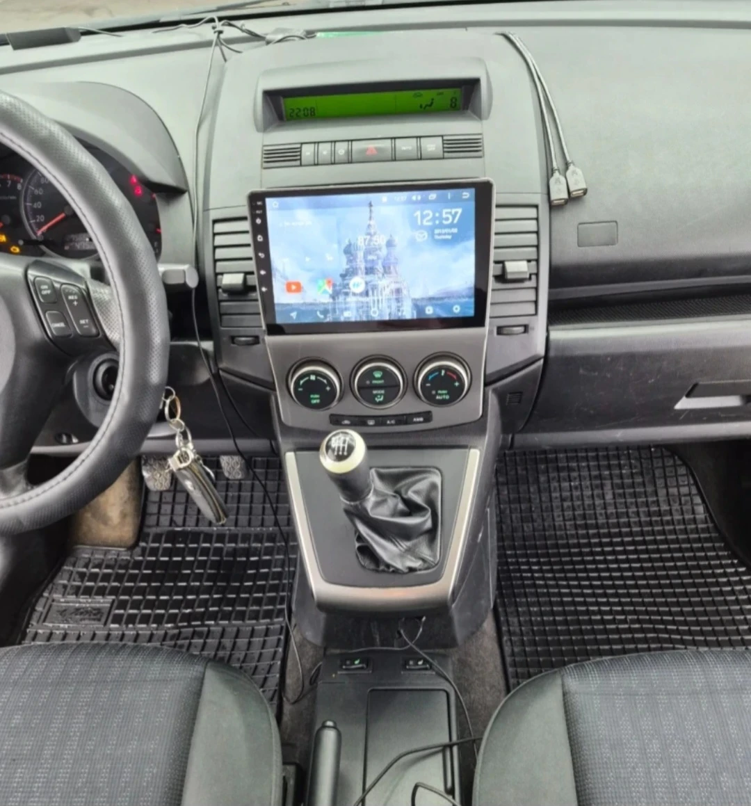 Mazda 5 2.0 144кс. НАВИГАЦИЯ С КАМЕРА!6 СКОРОСТИ! 7 МЕСТА , снимка 9 - Автомобили и джипове - 53991638