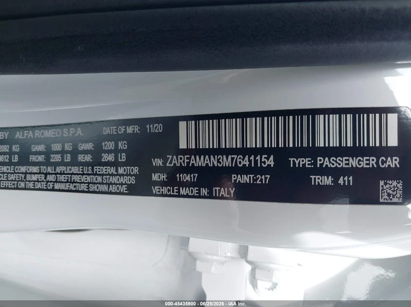 Alfa Romeo Giulia 2.0l Rwd, снимка 9 - Автомобили и джипове - 55591331
