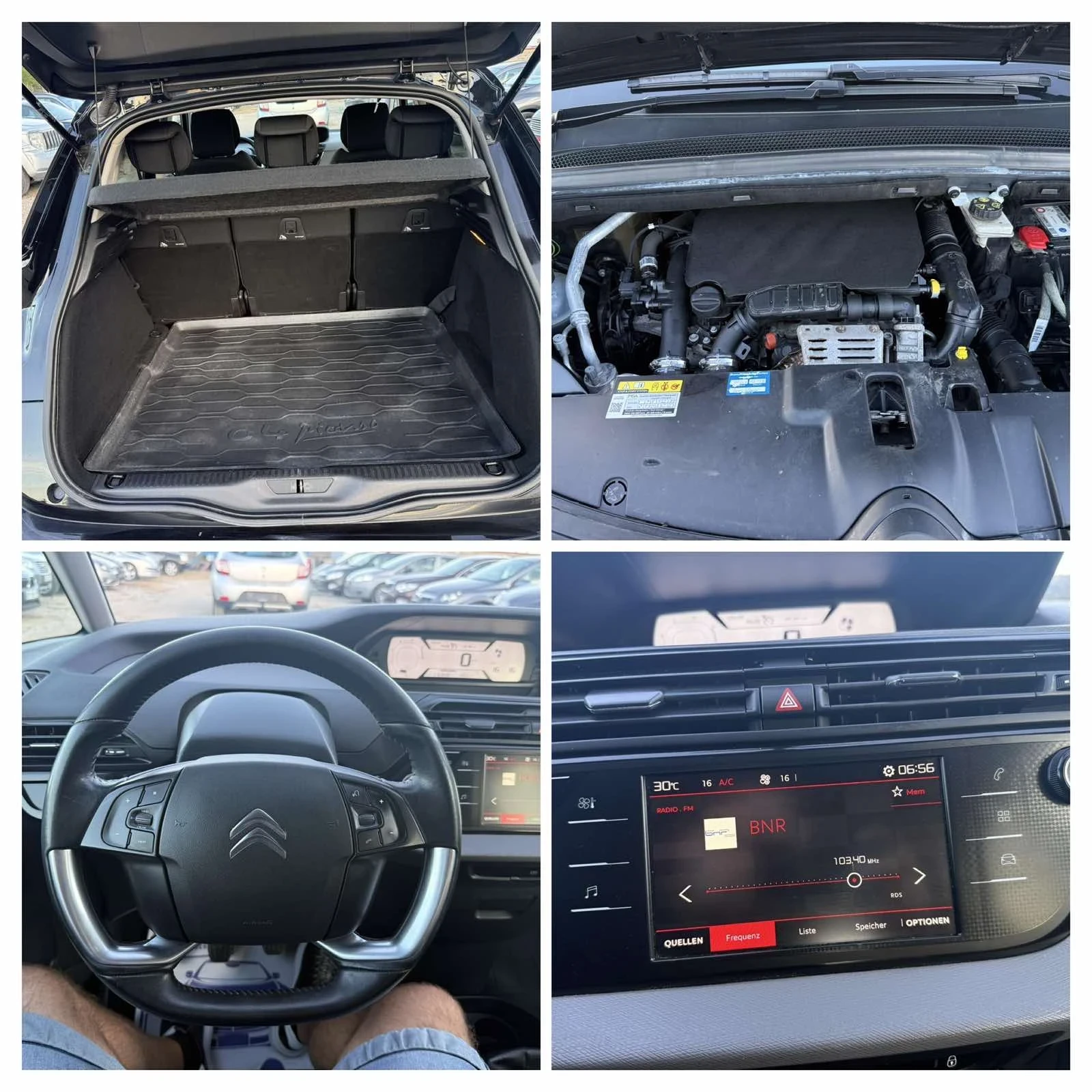 Citroen C4 Picasso 1.2 I 110 к.с. ЕВРО 6, снимка 16 - Автомобили и джипове - 55954585