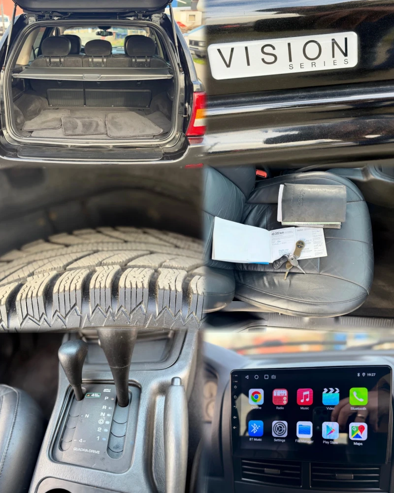 Jeep Grand cherokee 4.7i Facelift Кожа/Навигация/Vision Series/191хил , снимка 16 - Автомобили и джипове - 53061351