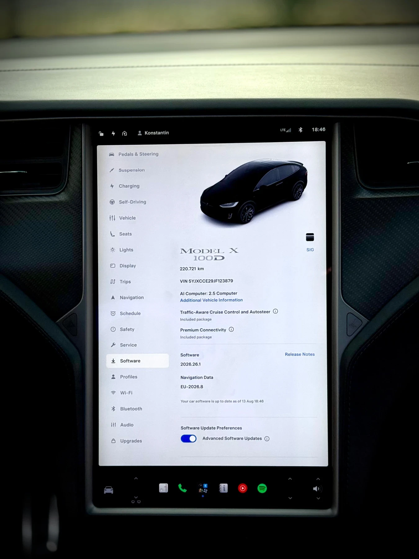 Tesla Model X 100D Dual Motor Сменена батерия, снимка 14 - Автомобили и джипове - 55688192