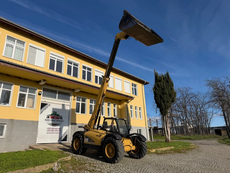 Телескопичен товарач Caterpillar TH 330 B С КОФА И ВИЛИЦИ ЛИЗИНГ, снимка 16 - Селскостопанска техника - 53258611