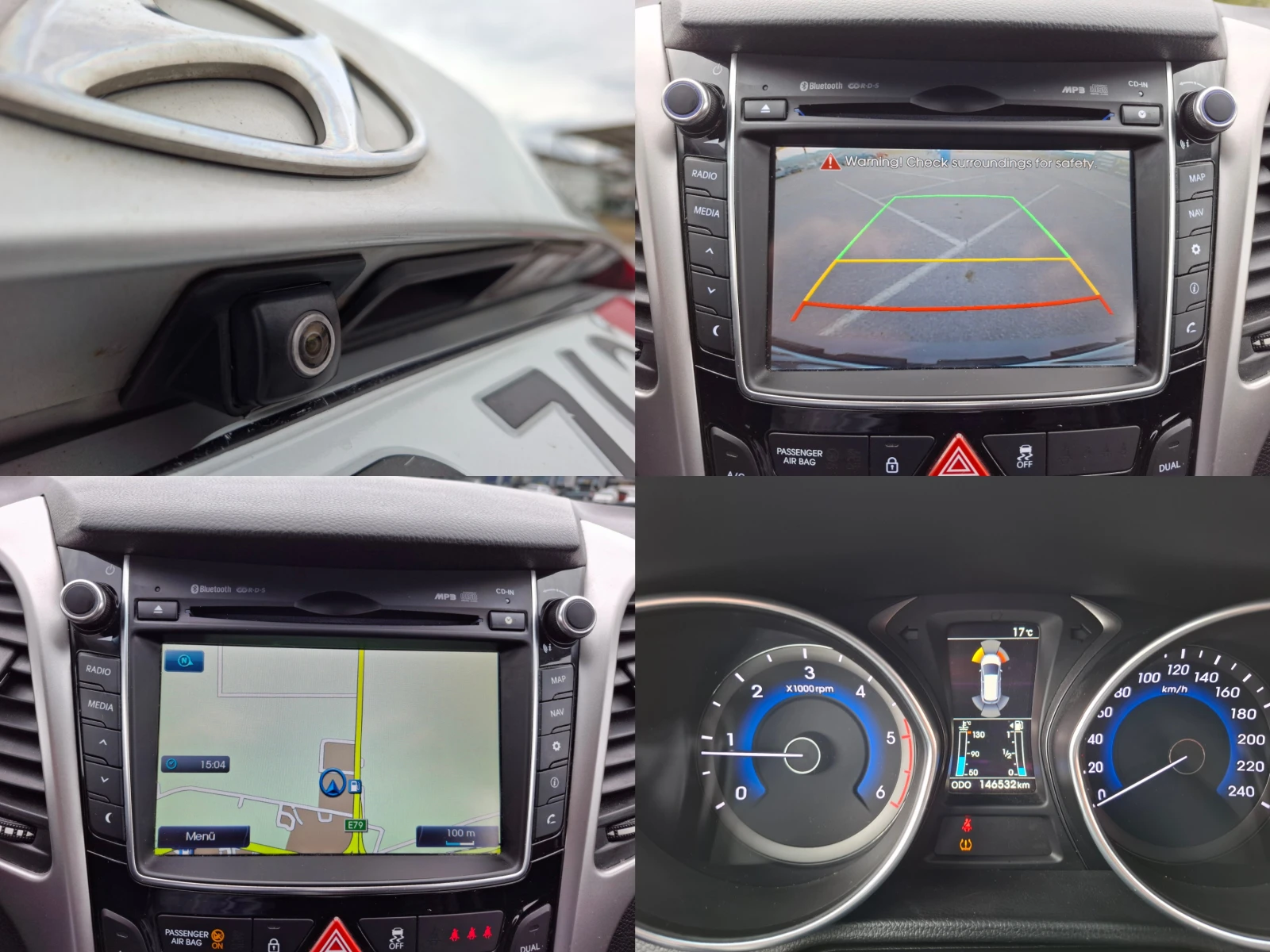 Hyundai I30 1.6CRDi* Premium* Camera* Navi* Keyless* Face* 6ск, снимка 11 - Автомобили и джипове - 56252684