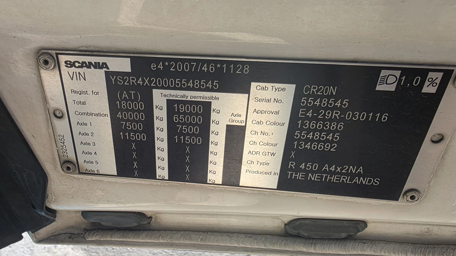 Scania R 450  EURO 6 Хидравлична помпа  - изображение 4