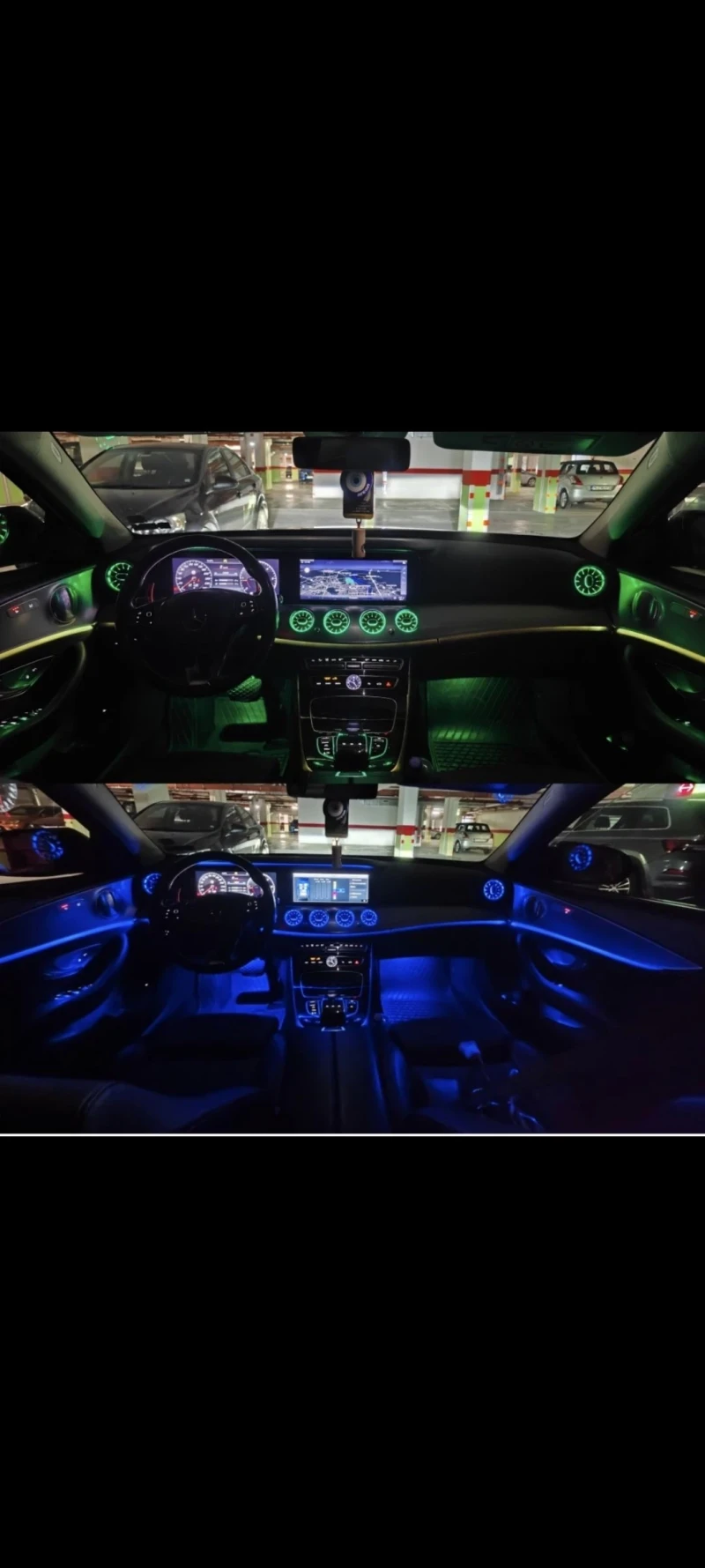 Mercedes-Benz E 220 ФЕЙС, AMG, АМБИЕНТ, КАМЕРА, снимка 14 - Автомобили и джипове - 51989397