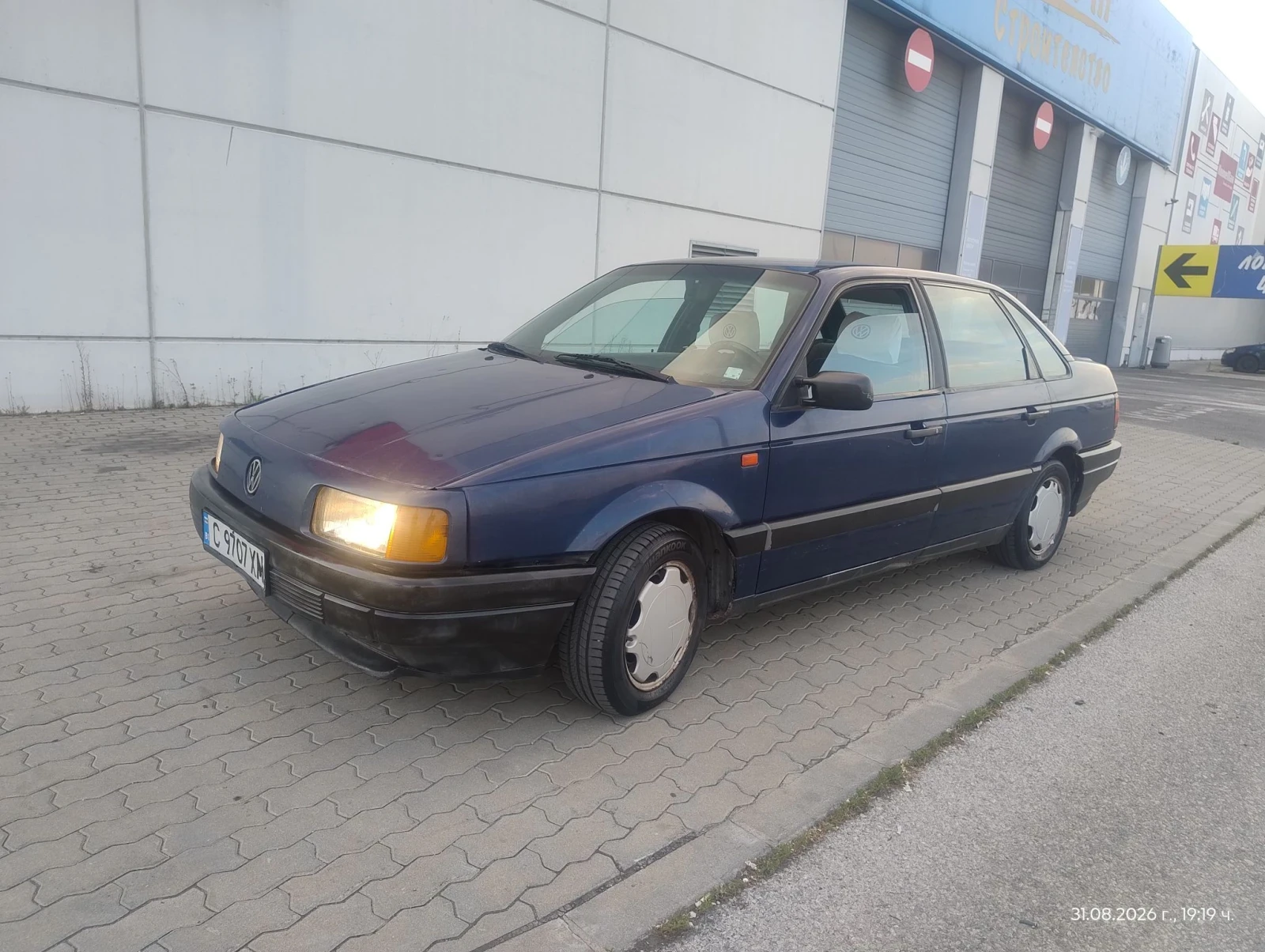 VW Passat 1.8газ в движение