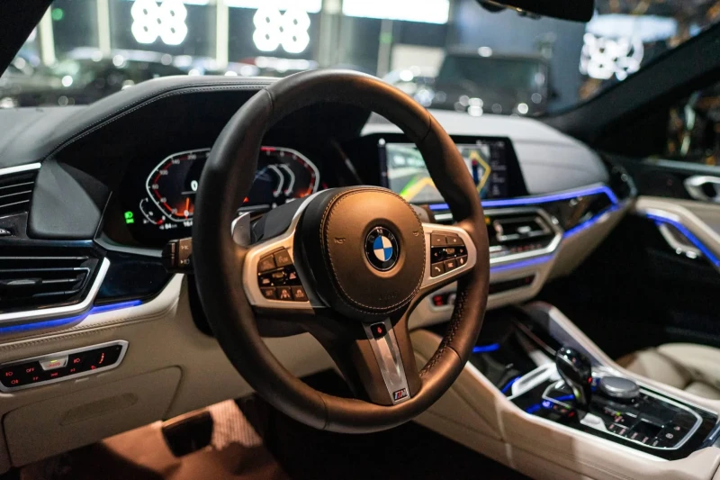 BMW X6 M40I XDRIVE FULL M PACK ПАНОРАМА ЛИЗИНГ 100%, снимка 11 - Автомобили и джипове - 52987325