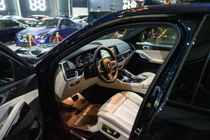 BMW X6 M40I XDRIVE FULL M PACK ПАНОРАМА ЛИЗИНГ 100%, снимка 10 - Автомобили и джипове - 52987325