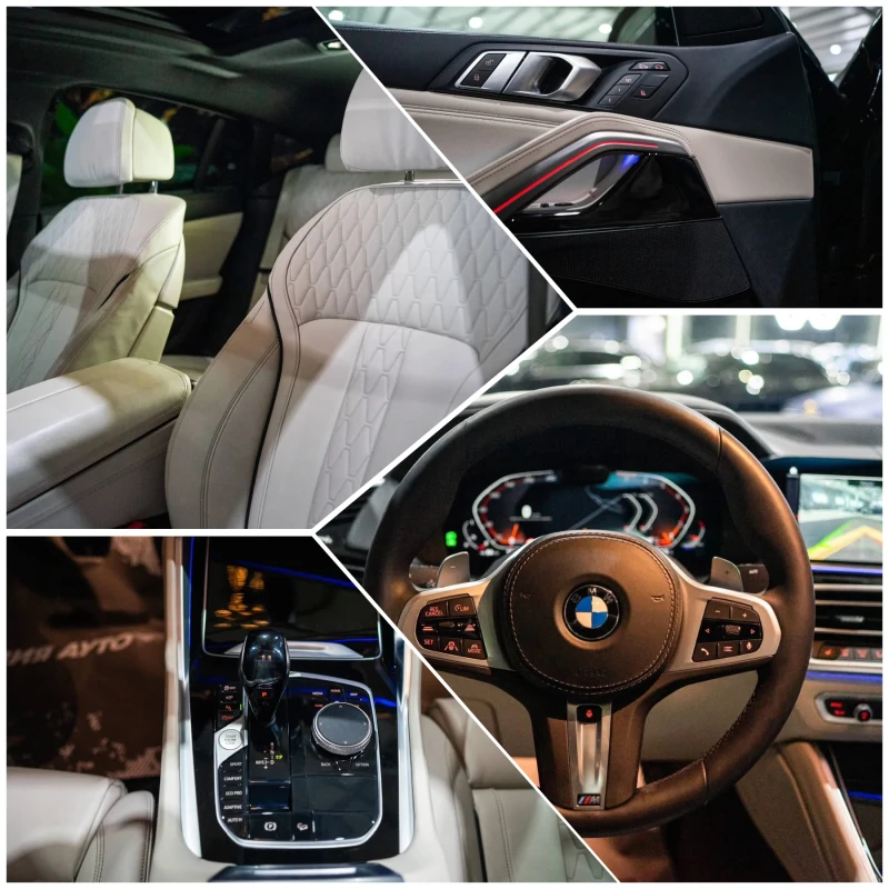 BMW X6 M40I XDRIVE FULL M PACK ПАНОРАМА ЛИЗИНГ 100%, снимка 16 - Автомобили и джипове - 52987325