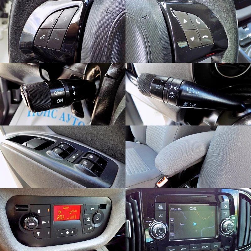 Fiat Doblo 1.4T/МЕТАН/NAVi/КЛИМАТРОНИК/127х.км./ЧИСТО НОВ, снимка 11 - Автомобили и джипове - 54622366
