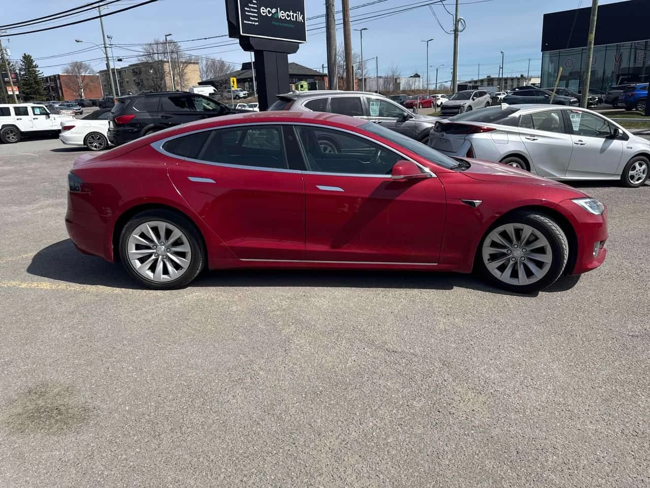 Tesla Model S * 75D * 2 КЛЮЧА* ПОДГРЕВ* KEYLESS* , снимка 3 - Автомобили и джипове - 54347250