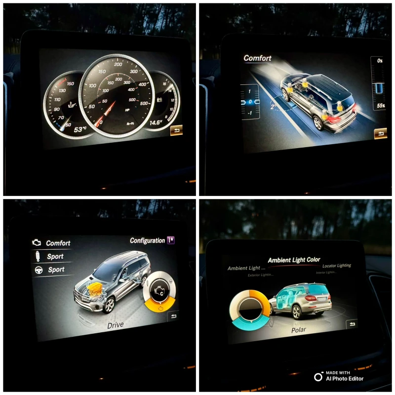 Mercedes-Benz GLS 550 AMG Line/DISTR/CARPLAY, снимка 10 - Автомобили и джипове - 52598591