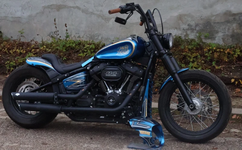 Harley-Davidson Softail FXBBS Street Bob Custom, снимка 3 - Мотоциклети и мототехника - 52486604