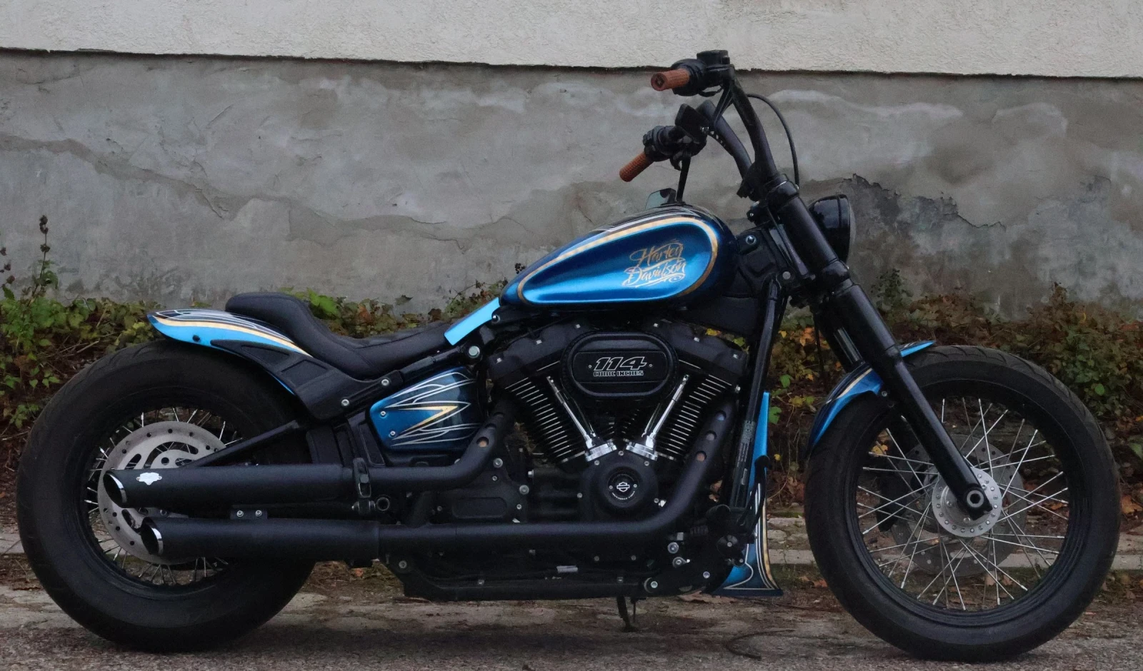 Harley-Davidson Softail FXBBS Street Bob Custom | Mobile.bg   2