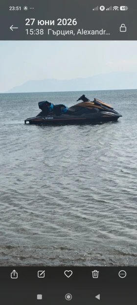 Джет Yamaha WAVERUNERS FX CRUISER, снимка 2
