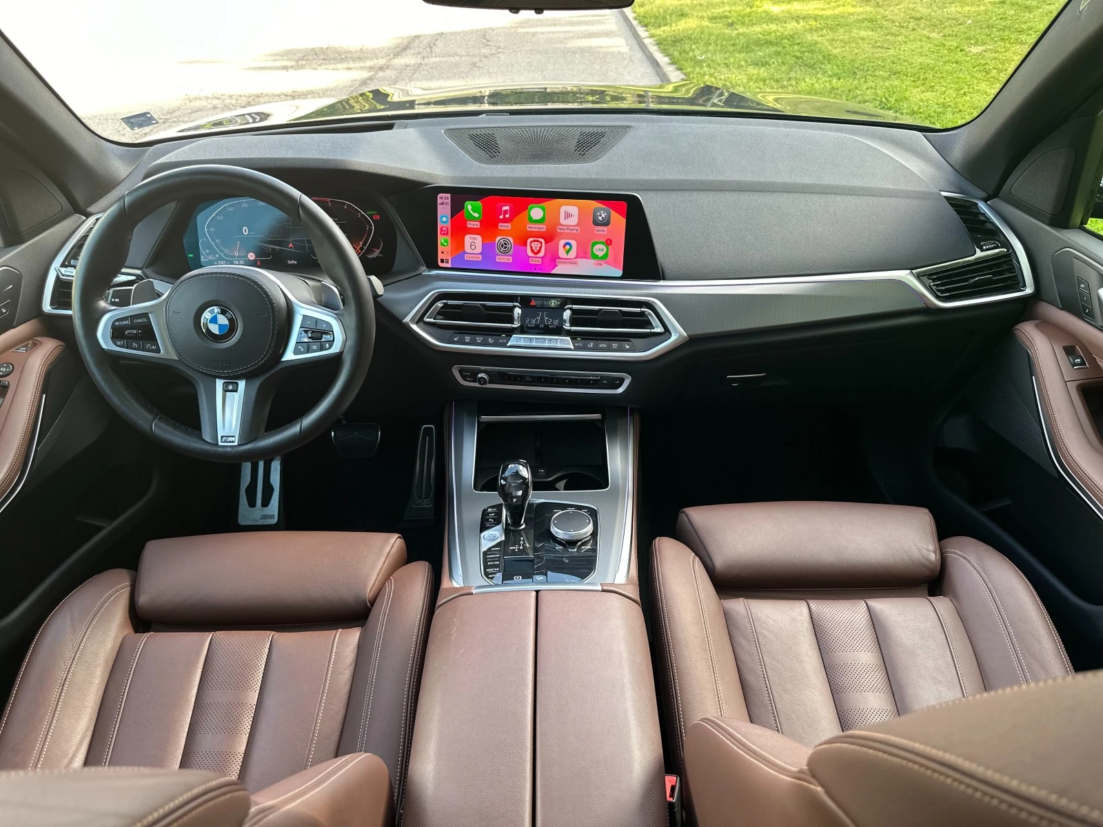 BMW X5 В гаранция, 360 камера, Амбиентно, Apple/Android - изображение 9