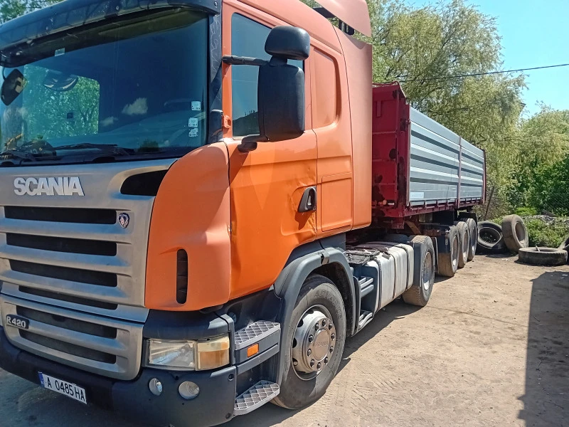 Scania R 420 Полуремарке гондола, снимка 1 - Камиони - 47472702