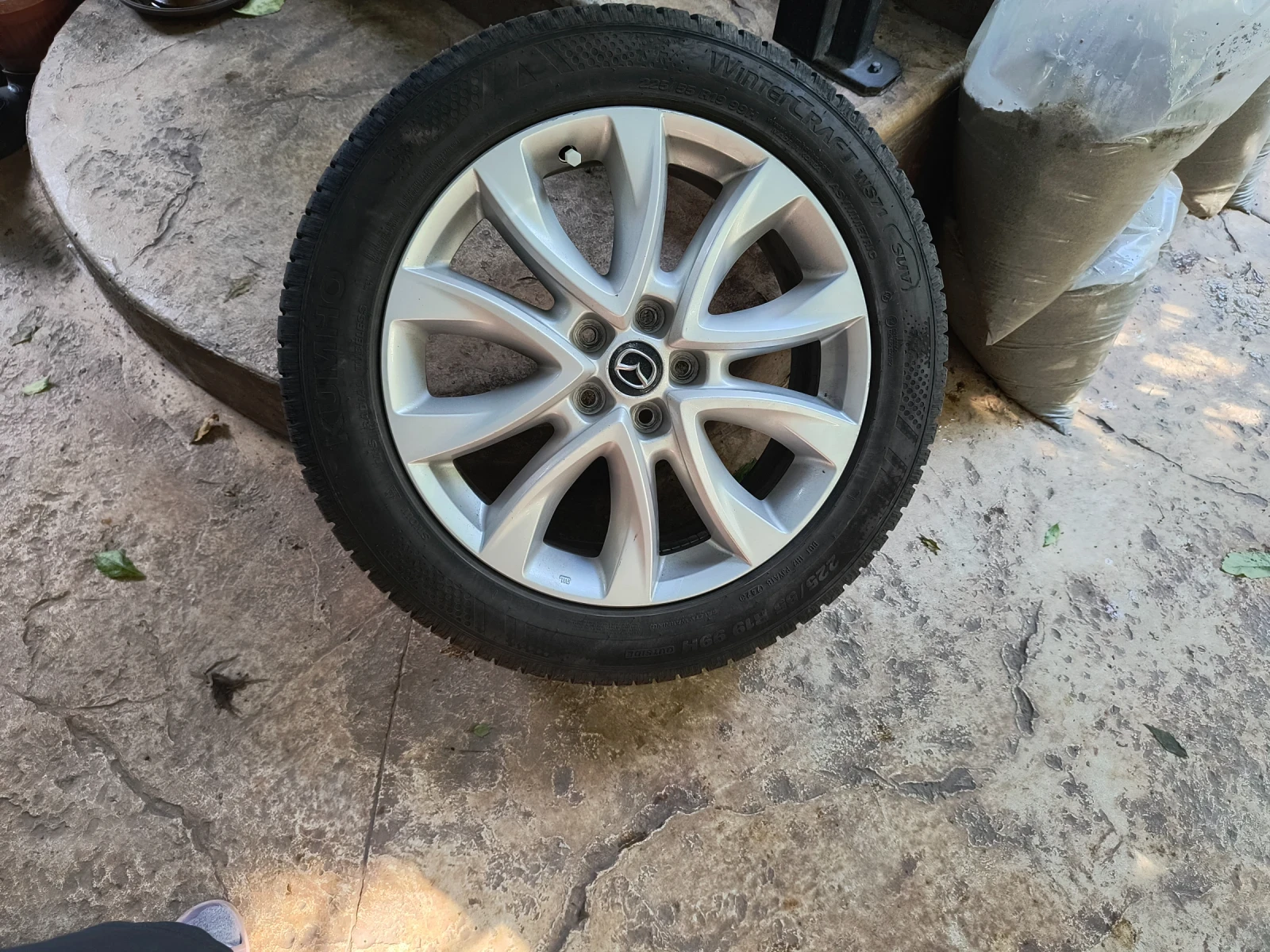 Оригинални джанти 19" за Mazda CX5 със зимни гуми Kumho 225/55R19